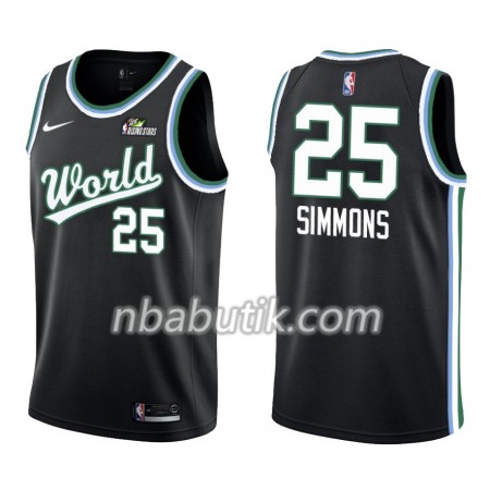 NBA Mænd Trøje Philadelphia 76ers Ben Simmons 25 Nike 2019 Rising Star Swingman